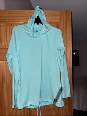 Under Armour Aqua Blue HeatGear Pullover Hoodie